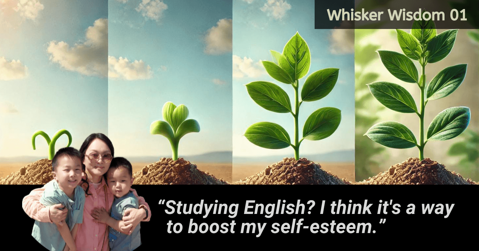 Whisker Wisdom: Pilgong’s Journey of Self-Esteem and English Mastery